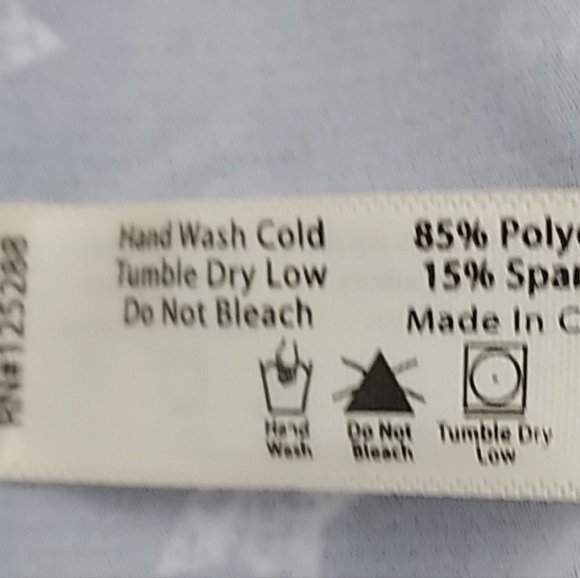 NWT Patriotic Bikini Top Strapless Size 1X 85% Polyester 15% Spandex - Picture 7 of 10